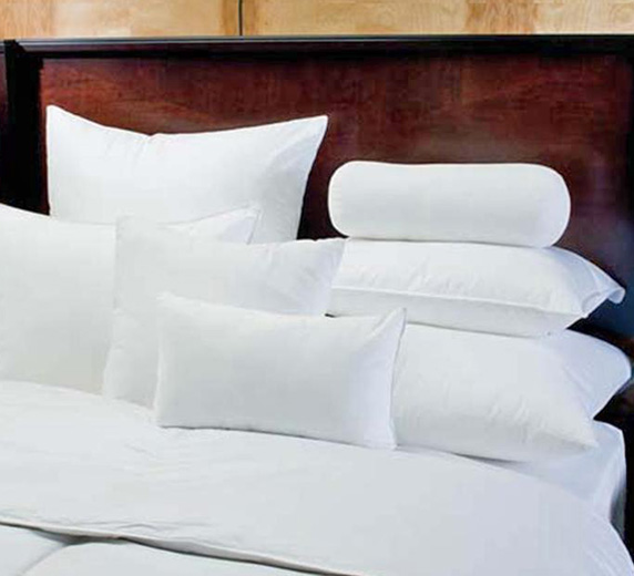 Standard Bed Pillow Pair A-Grade Virgin Hollow fibre Classic Soft Size 47 x 72cm 